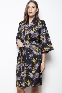 Lillie Dessert Flora 100% Cotton Lawn Kimono